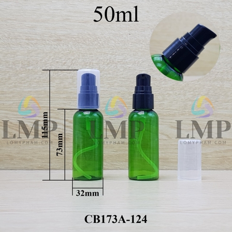 Chai vai tròn đầu xịt giọt 1 viền 50ml