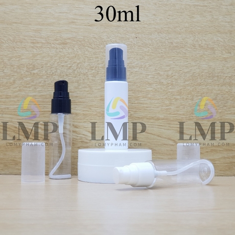 Chai vai ngang đầu xịt giọt 1 viền 30ml