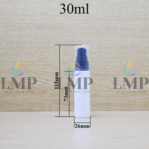 Chai vai ngang đầu xịt giọt 1 viền 30ml