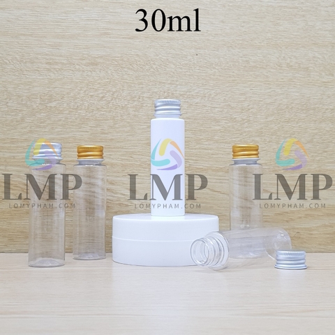 Chai vai ngang nắp nhôm cuốn 30ml