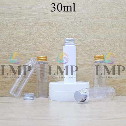 Chai vai ngang nắp nhôm cuốn 30ml