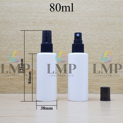Chai PETG vai ngang đầu phun sương sọc