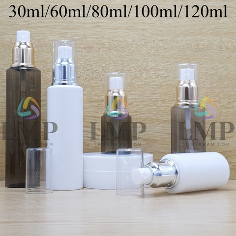 Chai PETG vai ngang đầu phun sương xi