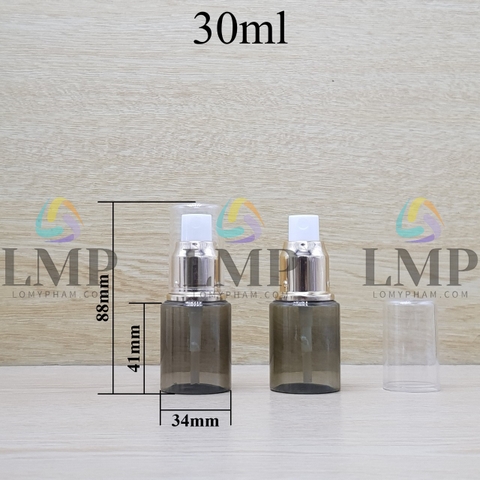 Chai PETG vai ngang đầu phun sương xi