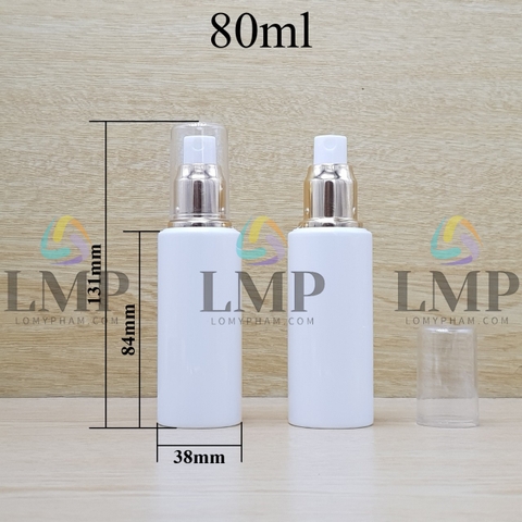 Chai PETG vai ngang đầu phun sương xi