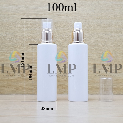 Chai PETG vai ngang đầu phun sương xi