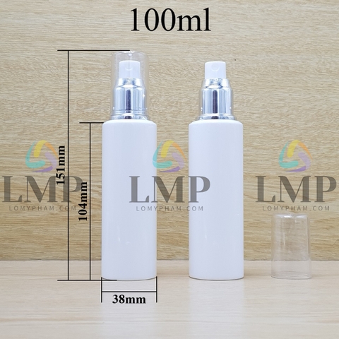 Chai PETG vai ngang đầu phun sương xi