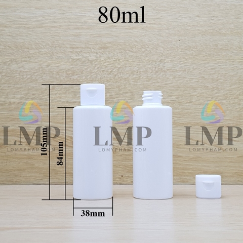 Chai PETG vai ngang nắp bật sọc