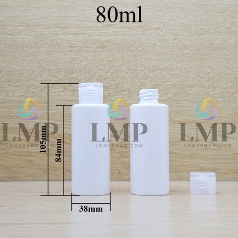 Chai PETG vai ngang nắp bật sọc