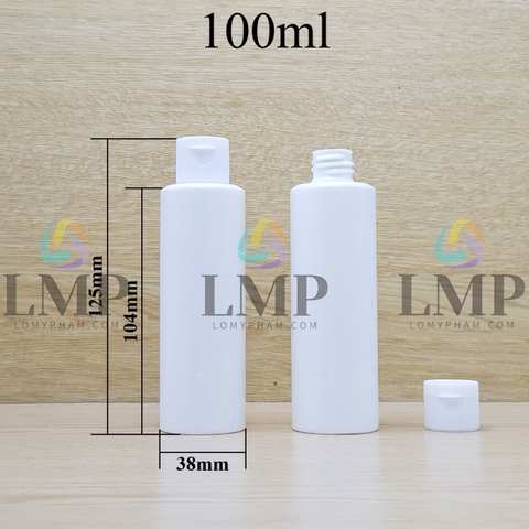 Chai PETG vai ngang nắp bật sọc