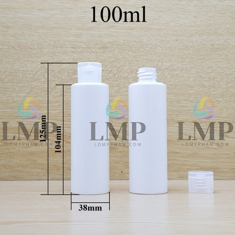 Chai PETG vai ngang nắp bật sọc