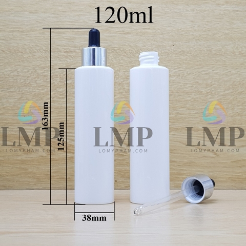 Chai PETG vai ngang nắp bóp khoen nhôm