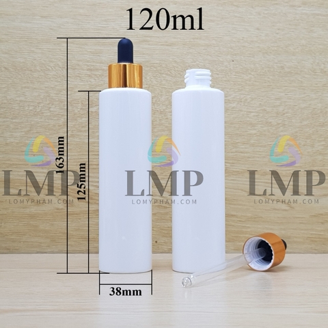 Chai PETG vai ngang nắp bóp khoen nhôm