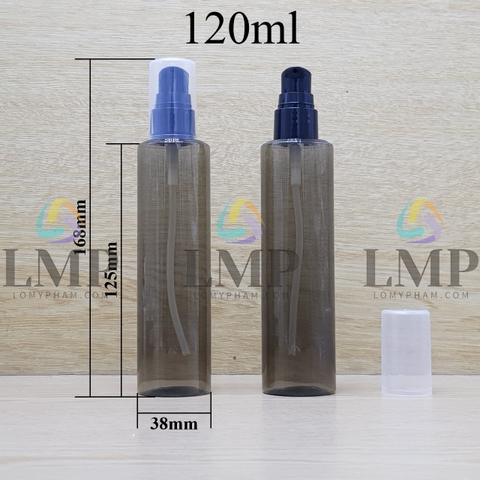 Chai PETG vai ngang đầu xịt giọt 1 viền