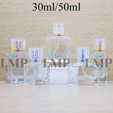 Chai nước hoa nắp xi viền