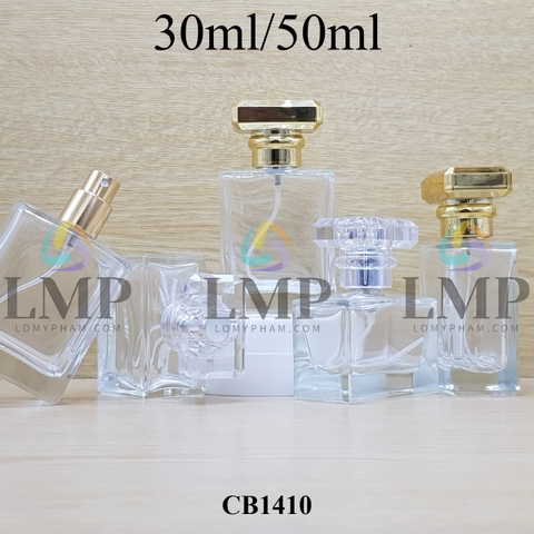 Chai nước hoa vuông cao cấp