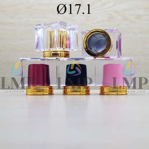 Nắp chụp vuông nhiều màu Ø17.1