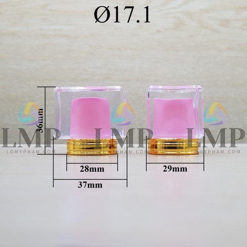 Nắp chụp vuông nhiều màu Ø17.1