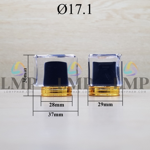 Nắp chụp vuông nhiều màu Ø17.1
