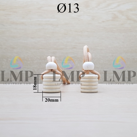 Nắp gỗ treo xe dây thường Ø13