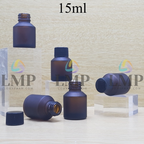 Chai thủy tinh vát nắp vặn sọc