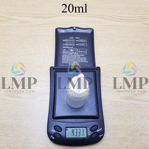 Chai thủy tinh nắp nhọn sọc