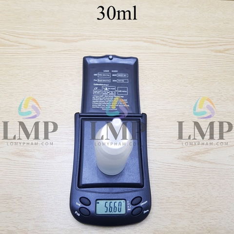 Chai thủy tinh nắp nhọn sọc