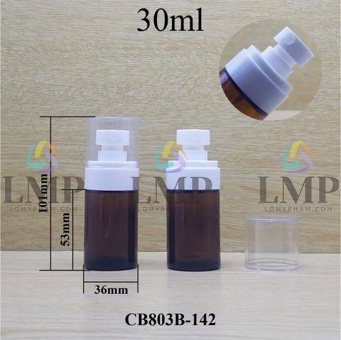 Chai thủy tinh nâu đầu phun sương loại to