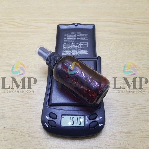 Chai vai tròn đầu phun sương sọc 80ml