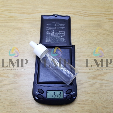 Chai vai tròn nắp bóp khoen nhựa trơn 50ml