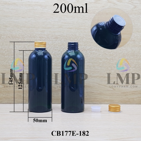 Chai 24g vai tròn nắp nhôm cuốn biên 200ml