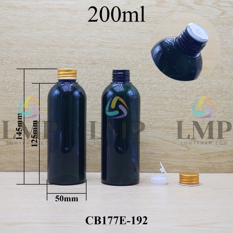 Chai 24g vai tròn nắp nhôm cuốn biên 200ml