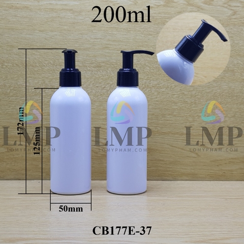 Chai 24g vai tròn vòi van trơn tự khóa 200ml