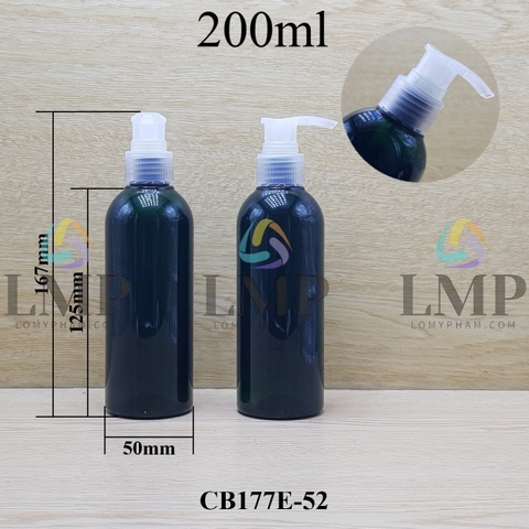 Chai 24g vai tròn vòi van sọc 200ml