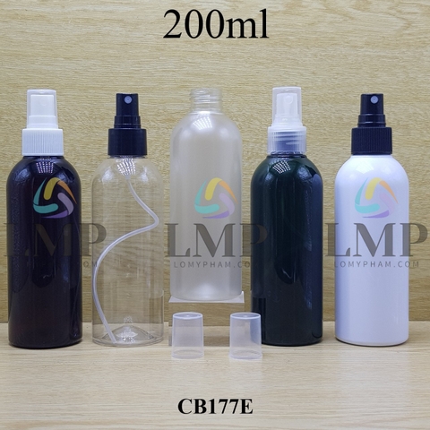 Chai 24g vai tròn phun sương 200ml