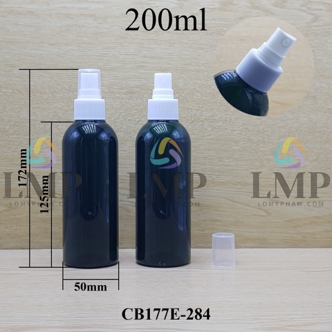 Chai 24g vai tròn phun sương 200ml