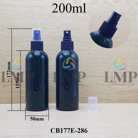 Chai 24g vai tròn phun sương 200ml