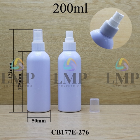 Chai 24g vai tròn phun sương 200ml