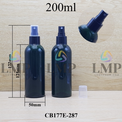 Chai 24g vai tròn phun sương 200ml