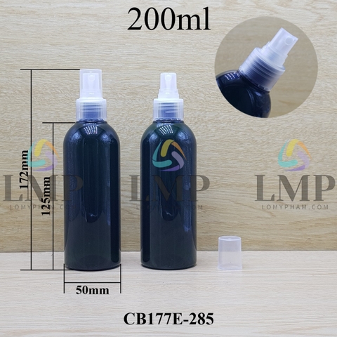 Chai 24g vai tròn phun sương 200ml