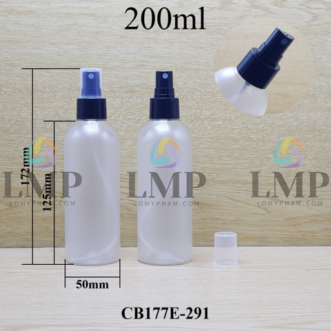 Chai 24g vai tròn phun sương 200ml