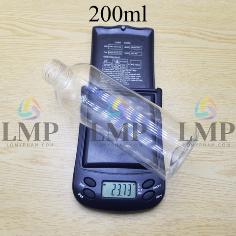 Thân chai 24g vai tròn 200ml