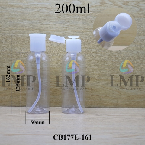 Chai 24g vai tròn nắp toner 200ml