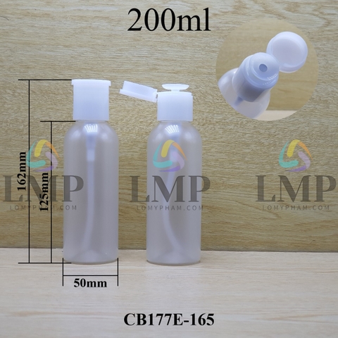 Chai 24g vai tròn nắp toner 200ml