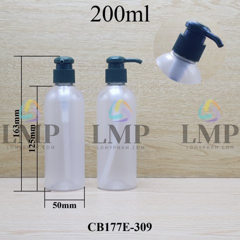 Chai 24g vai tròn vòi dài 200ml