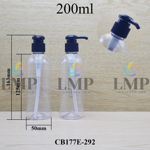 Chai 24g vai tròn vòi dài 200ml