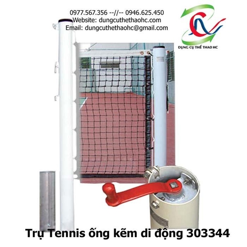 Trụ Tennis ống kẽm di động 303344