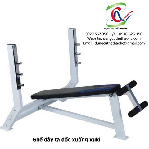 Ghế đẩy tạ dốc xuống xuki