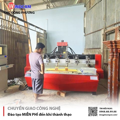 Máy CNC đục gỗ bán chạy nhất tại Tiền Giang 2026