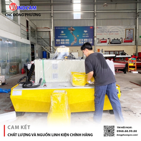 Bàn giao 2 máy CNC đục gỗ 6 đầu vào miền Nam
